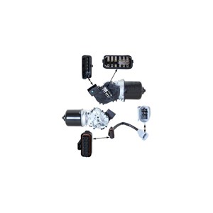 Pyyhkijän moottori, Edessä, renault clio ii, clio skåp/halvkombi ii, thalia i, 77 01 207 956, 7701046305, 7701049802, 7701052152, 770105