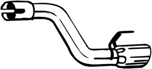 Pakoputki, Takana, opel astra j, 13329574, 885437