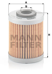 Öljynsuodatin MANN-FILTER MH 54/1