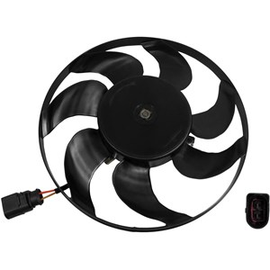Tuuletin, moottorin jäähdytys, Oikea, audi,seat,skoda,vw, 1K0 959 455 CT, 1K0 959 455 ES, 1K0959455ES