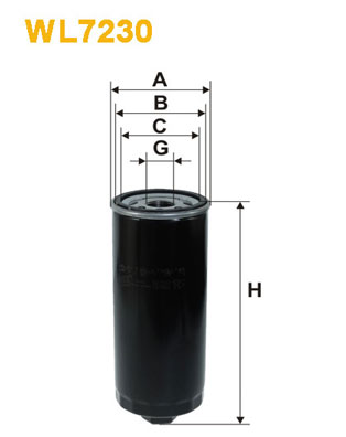 Öljynsuodatin WIX FILTERS WL7230