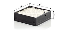 Polttoainesuodatin MANN-FILTER PU 8018