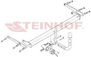 Vetokoukku, vakio, ford focus iv, focus turnier iv