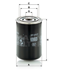 Öljynsuodatin MANN-FILTER WD 940/2