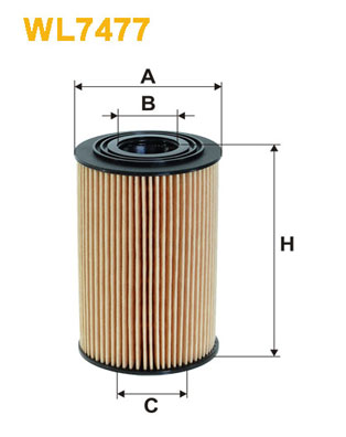Öljynsuodatin WIX FILTERS WL7477