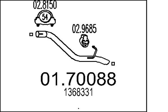 Pakoputki MTS 01.70088