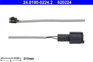 Kulumisenilmaisin, jarrupala, Etuakseli, bmw 5 [e34], 5 touring [e34], 34 35 1 181 802