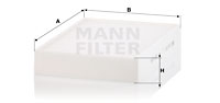 Raitisilmasuodatin MANN-FILTER CU 28 016