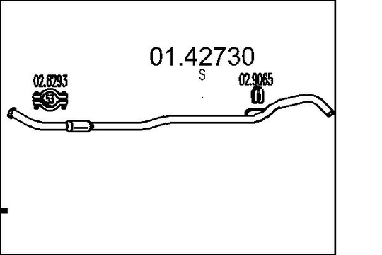 Pakoputki MTS 01.42730