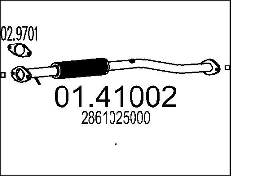 Pakoputki MTS 01.41002