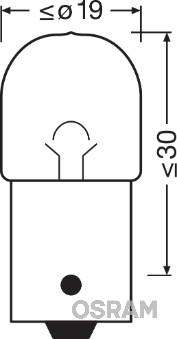 Polttimo, vilkkuvalo OSRAM 5009NA