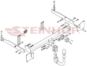 Vetokoukku, irrotettava, audi a6 c8, a6 c8 avant