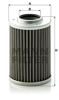 Hydrauliikkasuodatin, automaattivaihteisto MANN-FILTER H 710/1 z