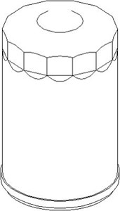 Öljynsuodatin, citroën,fiat,peugeot, 1109 AS, 1109 Y5, 1109 Y6, 16 062 674 80, 71753739, 8093784