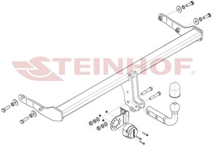 Vetokoukku, vakio, seat ibiza v, vw polo vi