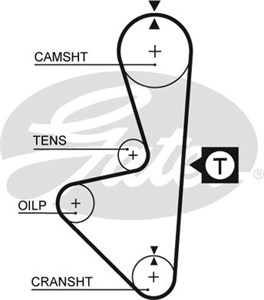 Hammashihna, isuzu pickup, trooper i, trooper terrängbil öppen i, 894174306, 8941743060, 8-97042-268-0, 94174306