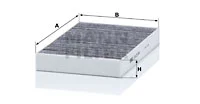 Raitisilmasuodatin MANN-FILTER CUK 25 044
