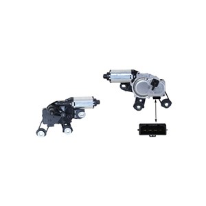 Pyyhkijän moottori, Takana, audi a3, a3 sportback, a4 b6 avant, a4 b7 avant, q5, q7, 8E9 955 711, 8E9 955 711A, 8E9 955 711B, 8E9 955 71