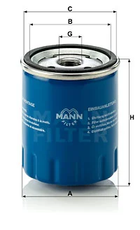 Öljynsuodatin MANN-FILTER W 712/15