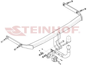 Vetokoukku, vakio, ford fiesta vii