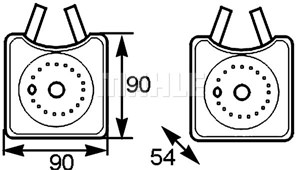 Öljynjäähdytin, moottoriöljy, audi,seat,skoda,vw, 028 117 021 B, 028 117 021 K, 028 117 021 L, 028117021B, 028117021K, 028117021L, 28117