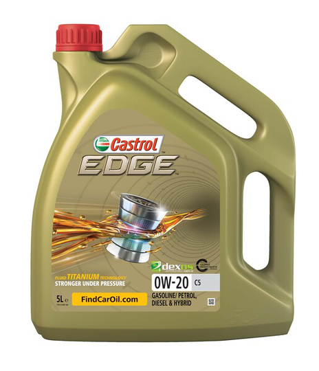 Moottoriöljy CASTROL EDGE 0W20 C5 5L