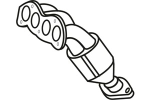 Katalysaattori, toyota auris, avensis, avensis kombi, avensis sedan, celica coupé, corolla, corolla kombi, corolla sedan, corolla verso,