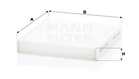 Raitisilmasuodatin MANN-FILTER CU 22 023