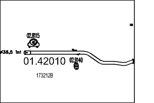 Pakoputki MTS 01.42010
