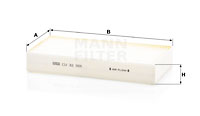 Raitisilmasuodatin MANN-FILTER CU 32 005